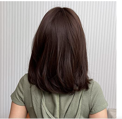 Human Hair European Full Lace Wigs 8 inches Color Shade Natural 06