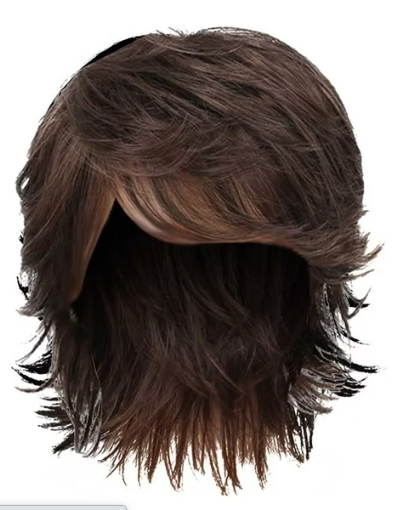 Unisex European Mix Hair Medium Brown