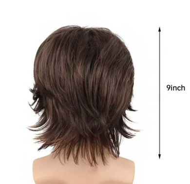 Unisex European Mix Hair Medium Brown