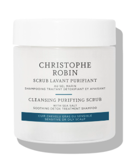 Christophe Robin Cleansing Soothing Sea Salt Shampoo for Sensitive or Oily Scalps 250 Ml