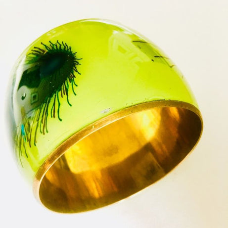 RETRO GREEN BANGLE PATTERN