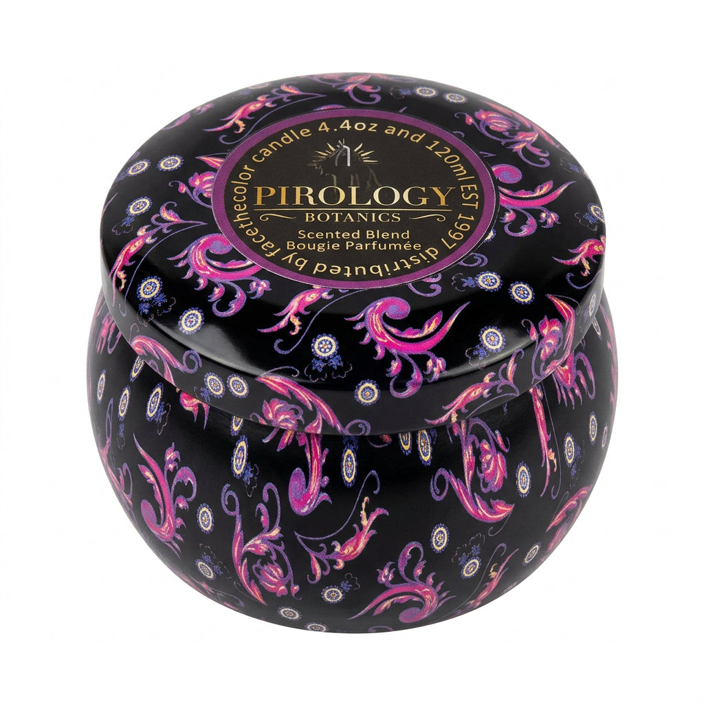 WHITE TEA DECORATIVE TIN CANDLE 4.4 OZ