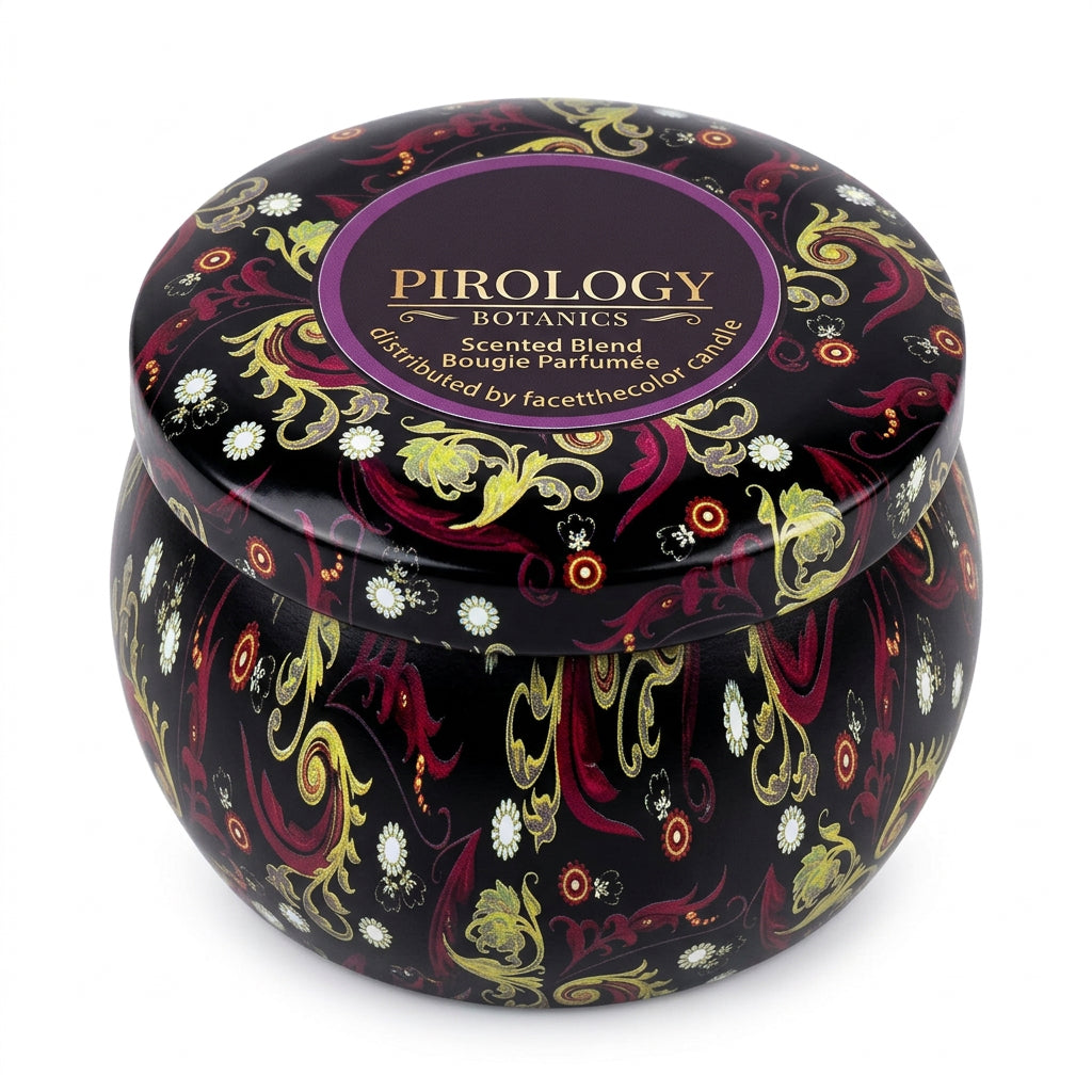 CEDARWOOD  DECORATIVE TIN CANDLE 4.4 OZ