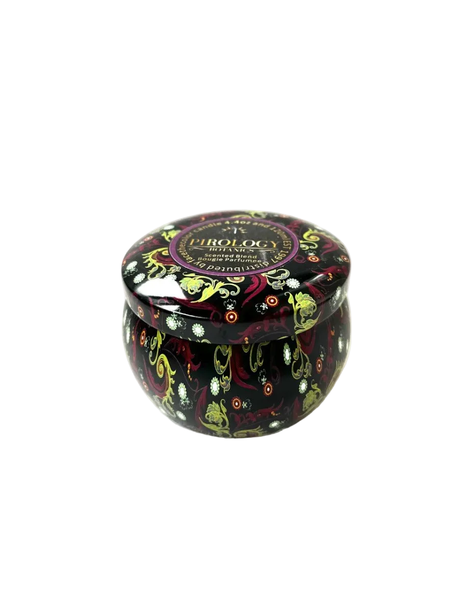 CEDARWOOD  DECORATIVE TIN CANDLE 4.4 OZ